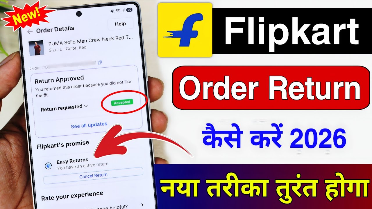Flipkart Order Return Kaise Kare | How To Return Flipkart Items | Flipkart Return Process 2026
