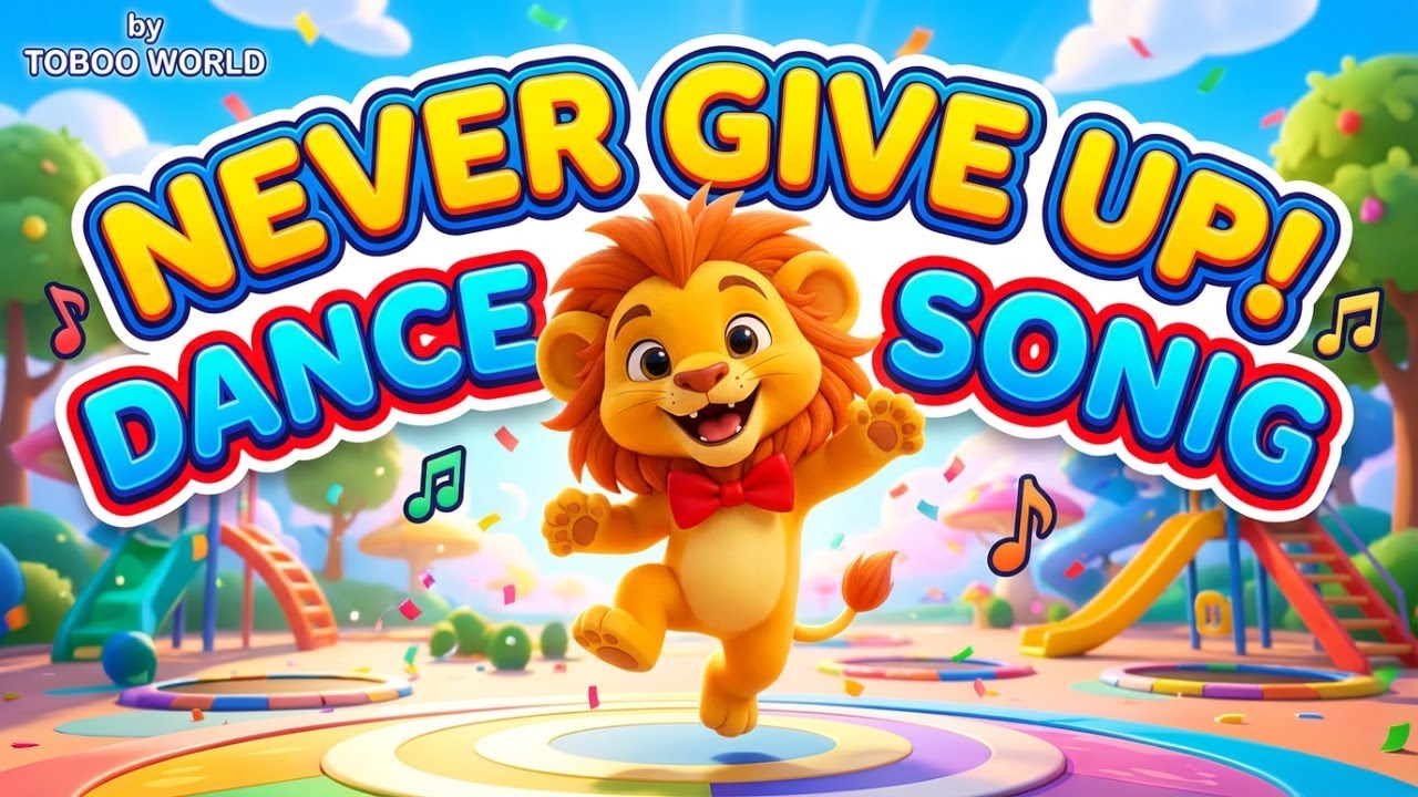 Never Give Up! – Energetic Dance Song for Kids to Learn & Have Fun - Kids' Best song