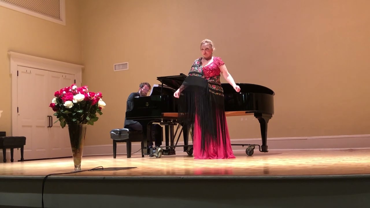 Julia Jaffe sings Pauline Viardot . Cana Espagnola, les Filles du Cadix and Madrid.