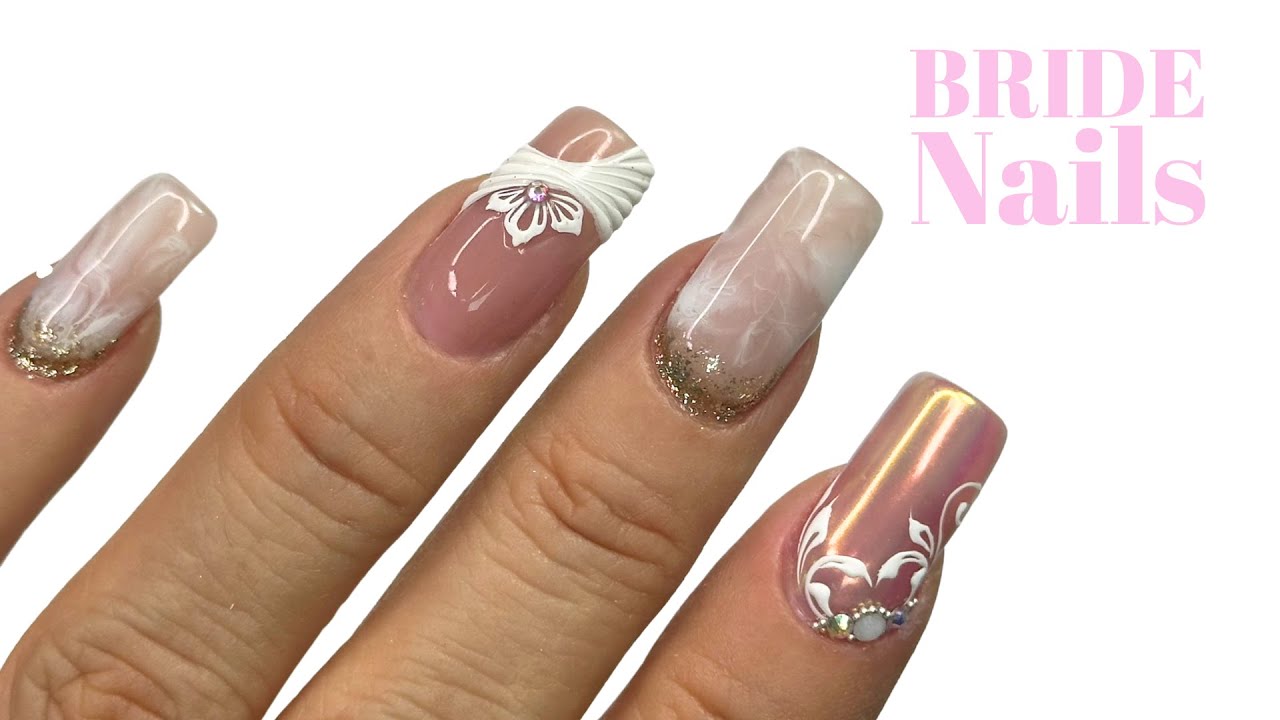 Diseño de uñas novias ♥ Deko Uñas - Bride Nail art