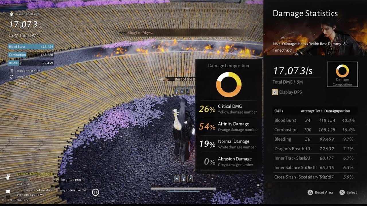 Strat /Heaven Quaker T6 Sword horizon 17k 1 min dummy test Lvl 81
