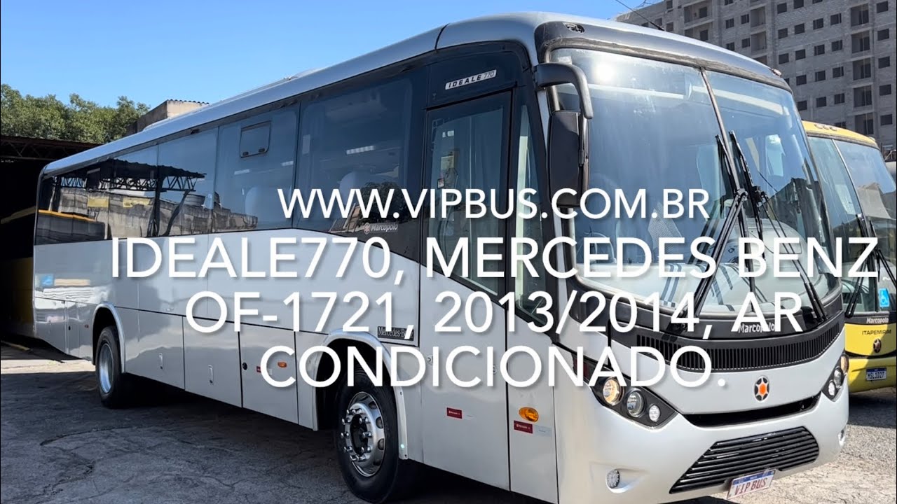 Ideale 770, Mercedes Benz OF-1721, ar condicionado. R$260.000,00. Vip Bus