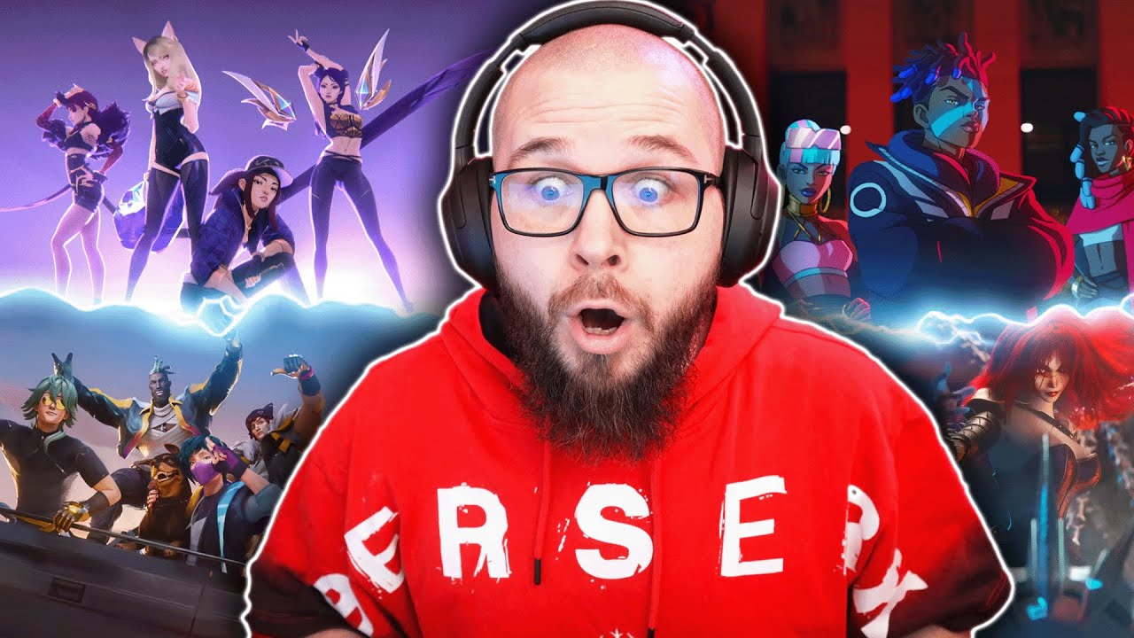 FIRST TIME Reacting to League of Legends K/DA, Pentakill, True Damage and Heartsteel!!