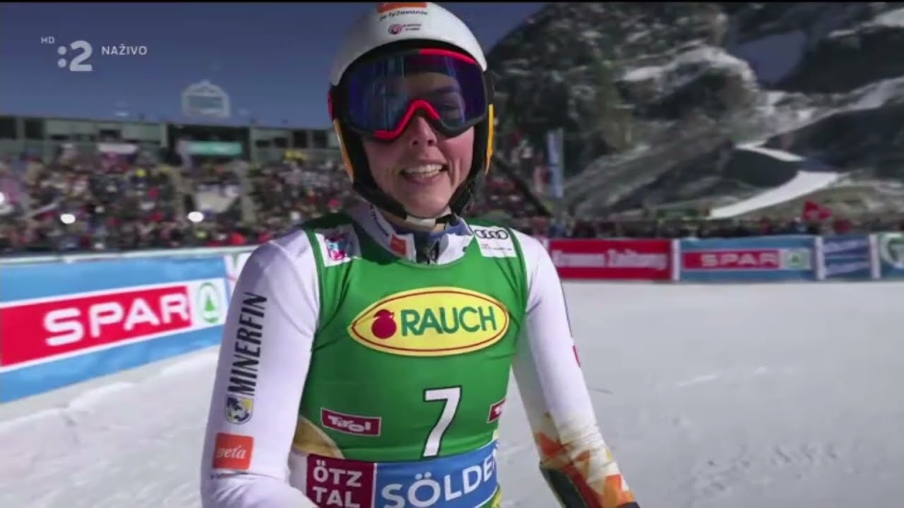 Petra Vlhová Sölden Obrovský Slalom 2.kolo 3.miesto 23.10.2021 Full HD