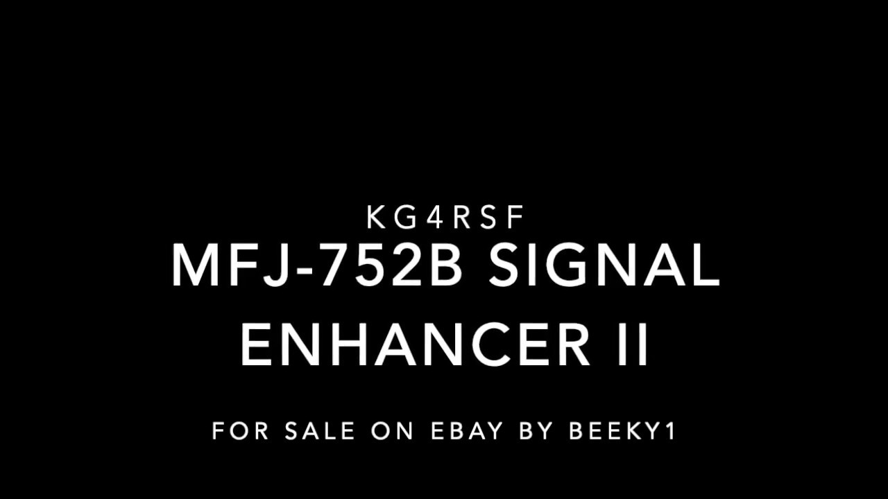 MFJ-752B SIGNAL ENHANCER II