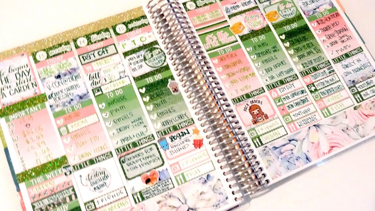 PLAN WITH ME // VERTICAL ECLP // Featuring itsplanningtime