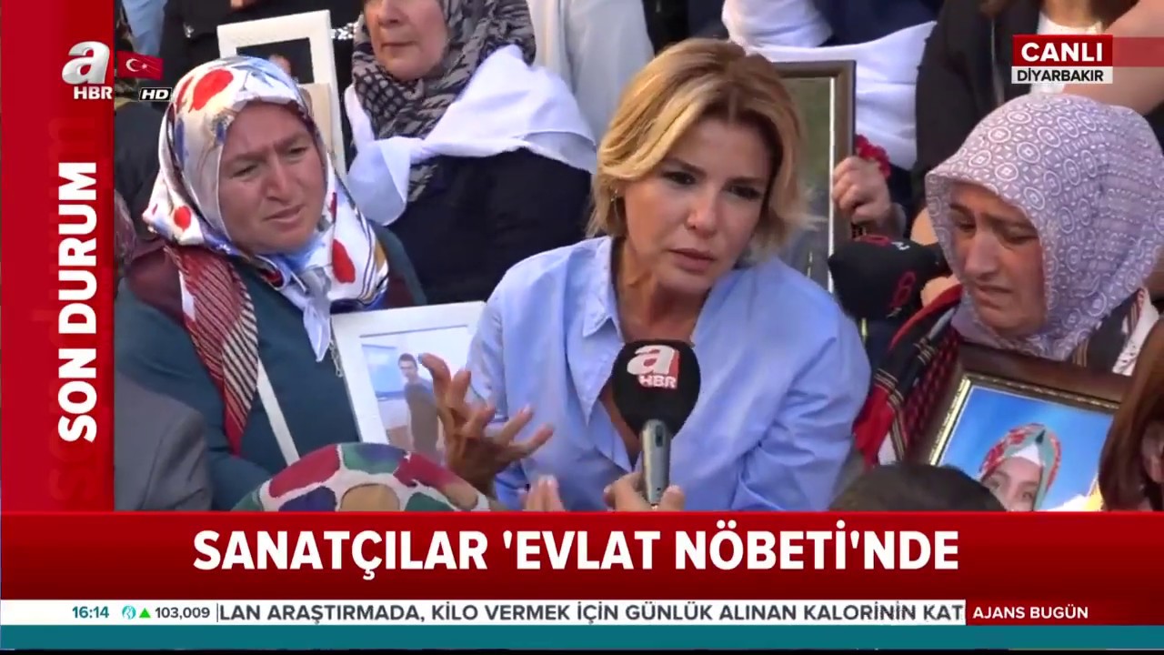 SON DAKİKA Gülben Ergen Diyarbakır'da acılı annelerin yanında | A Haber
