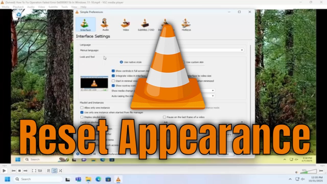 Как сбросить внешний вид VLC Media Player [Руководство]