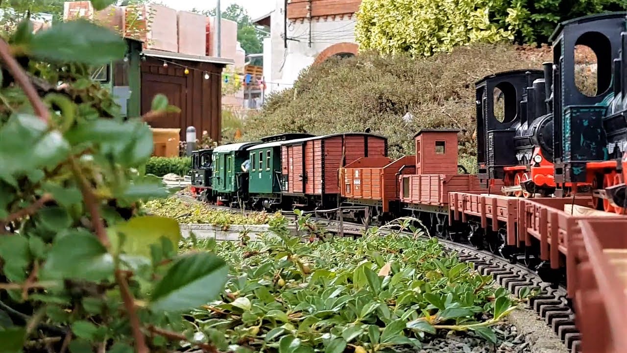 Museumsgartenbahn Werdau 20.08.2022: LGB Spreewald unterwegs mit schweren GmP (Kameramitfahrt)