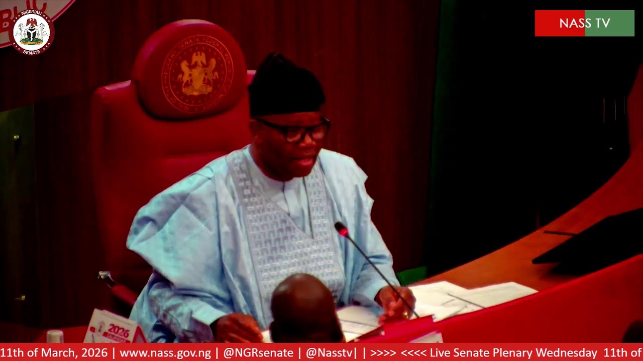 Live Senate Plenary 11th March, 2026