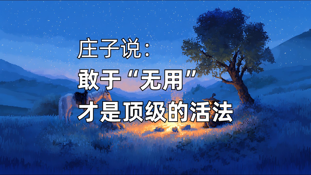 庄子：敢于“无用”，才是顶级的活法。