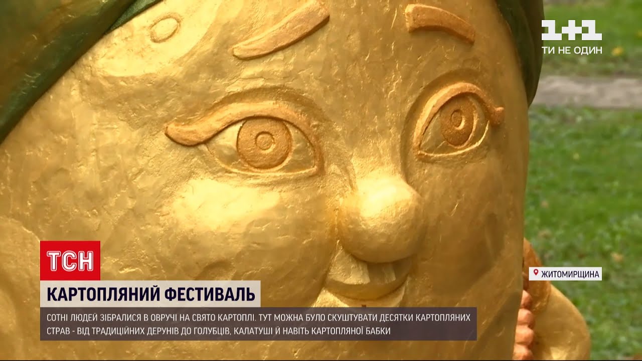 Новости Украины: в Овруче установили памятник картошке
