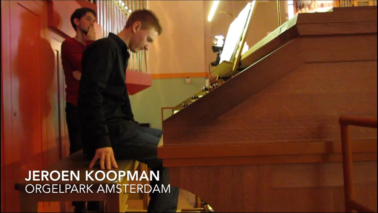 Toccata van Anthon van der Horst - Jeroen Koopman - Orgelpark Amsterdam