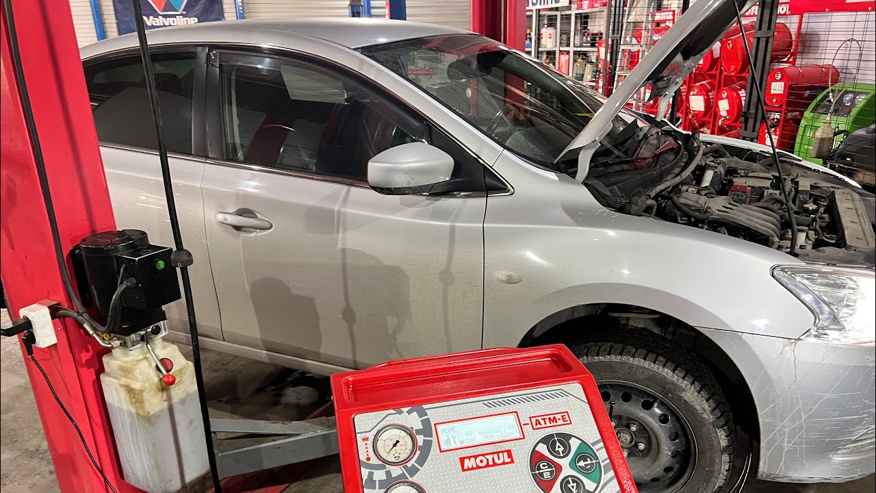 Замена масла в вариаторе Nissan Sentra jatco Jf015e