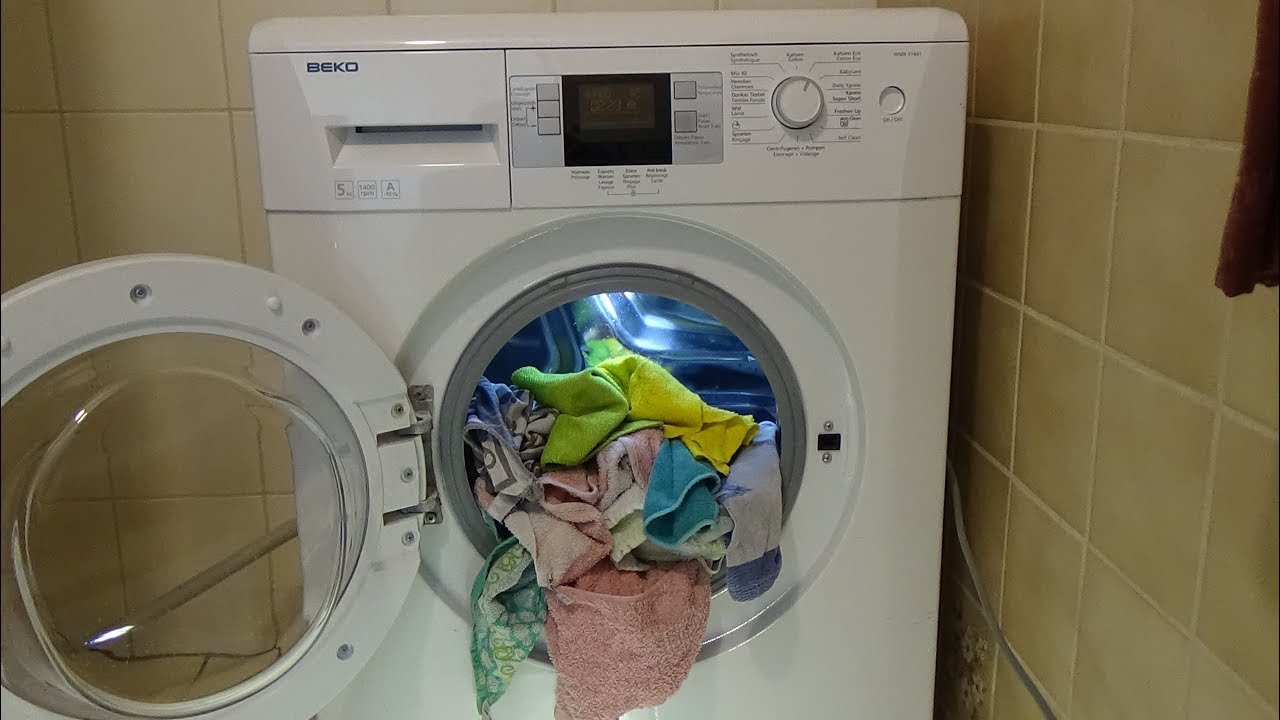 Cotton Eco wash program BEKO WMB 51441 Washing machine - Coton Eco, lavadora, movie 