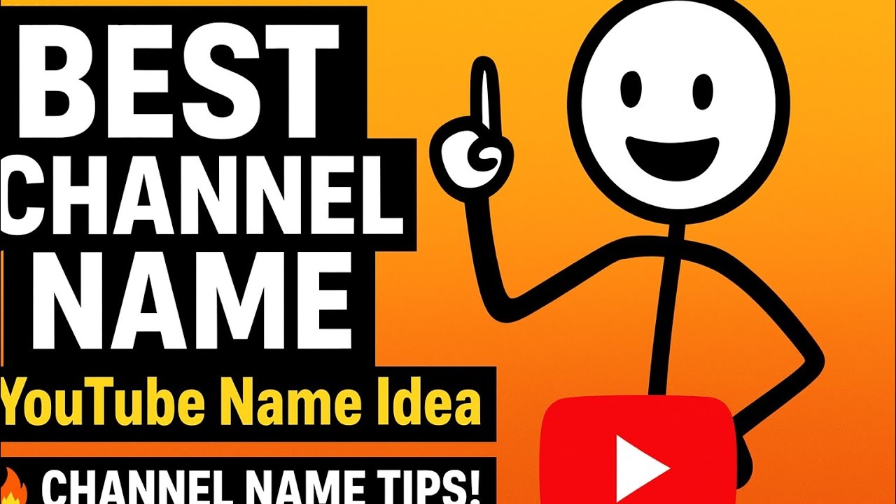 How to Pick the PERFECT YouTube Channel Name!