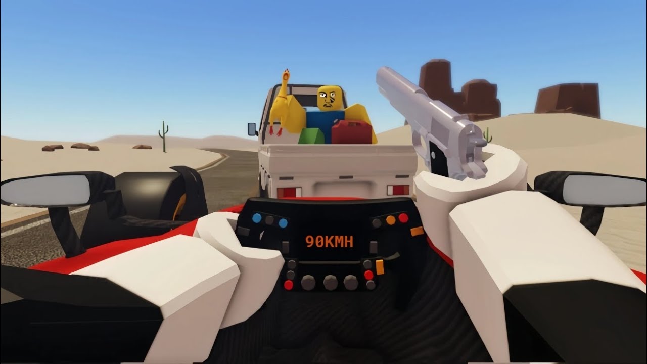 ROBLOX一场尘土飞扬的旅行，我和笨蛋弟弟的旅行