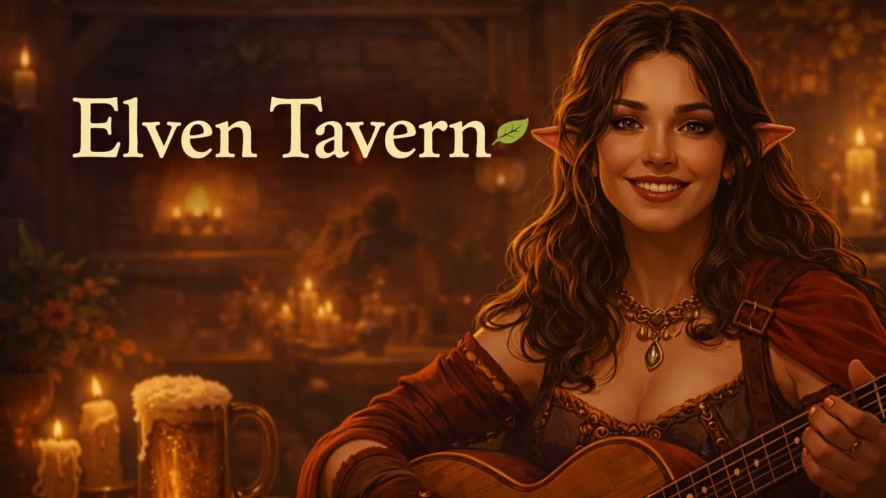Elven Tavern 🍃 Whispering Leaves  Amy the Bard
