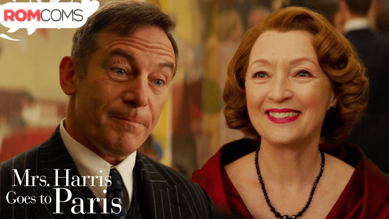 Mrs Harris' Dream Comes True | Jason Isaacs Romantic Scene! | Mrs Harris Goes to Paris | RomComs