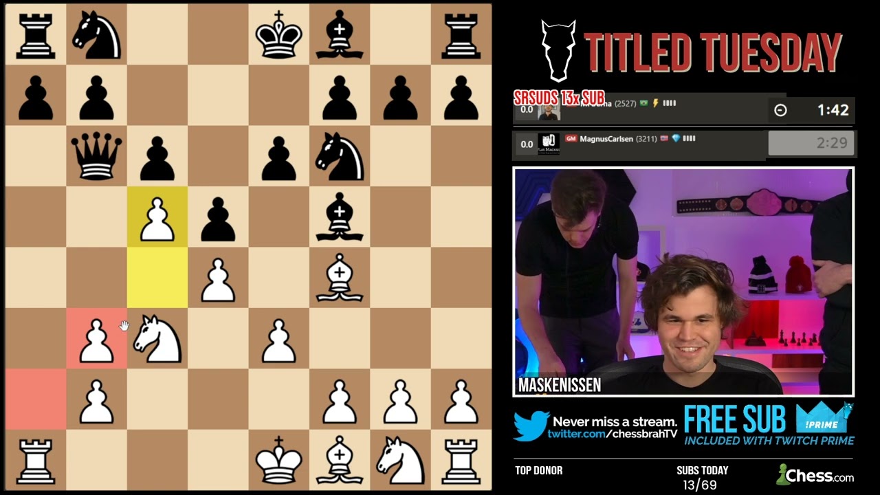 Magnus Carlsen x Chessbrah | Feb 7