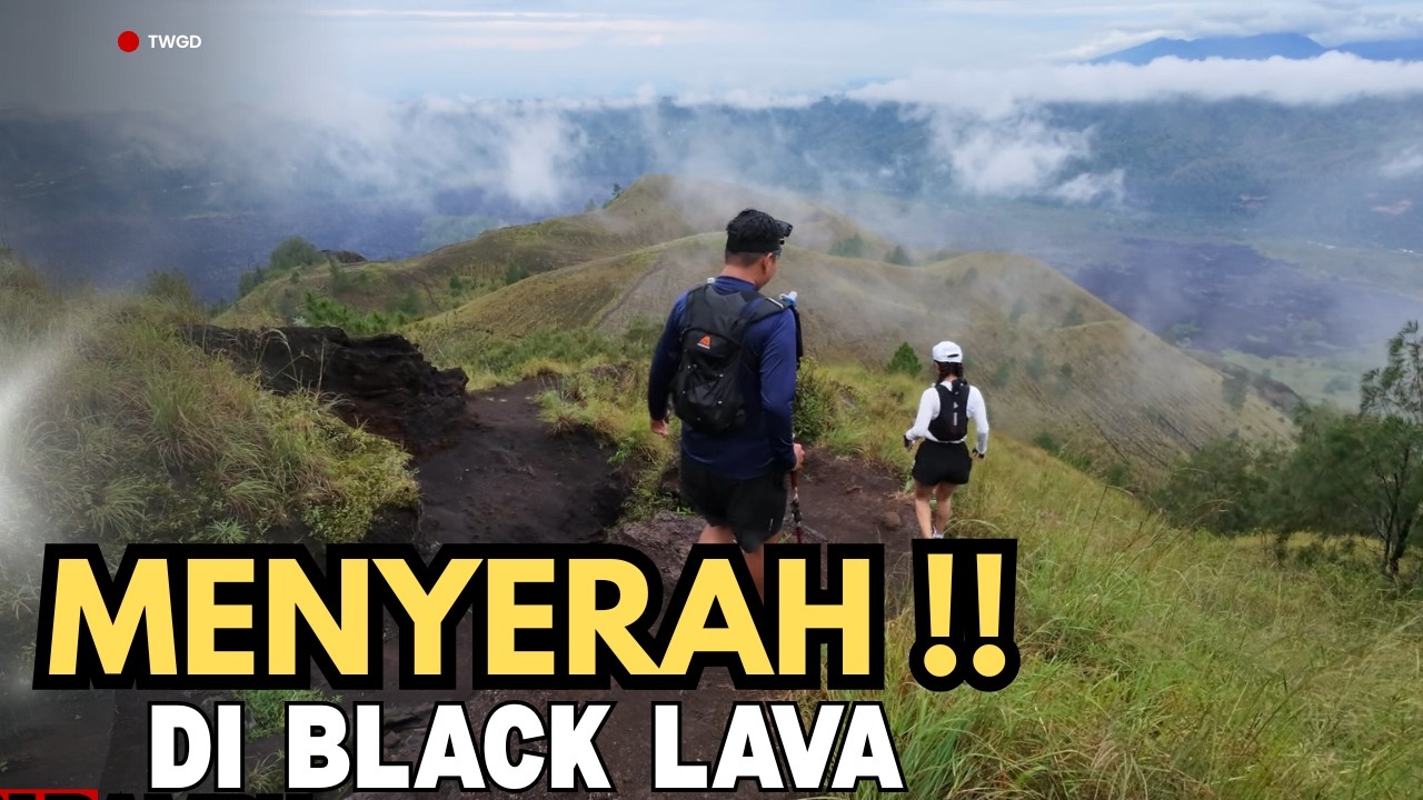 Virgin Trail Run 18K BTRU ⁉️ Menyerah di Black Lava