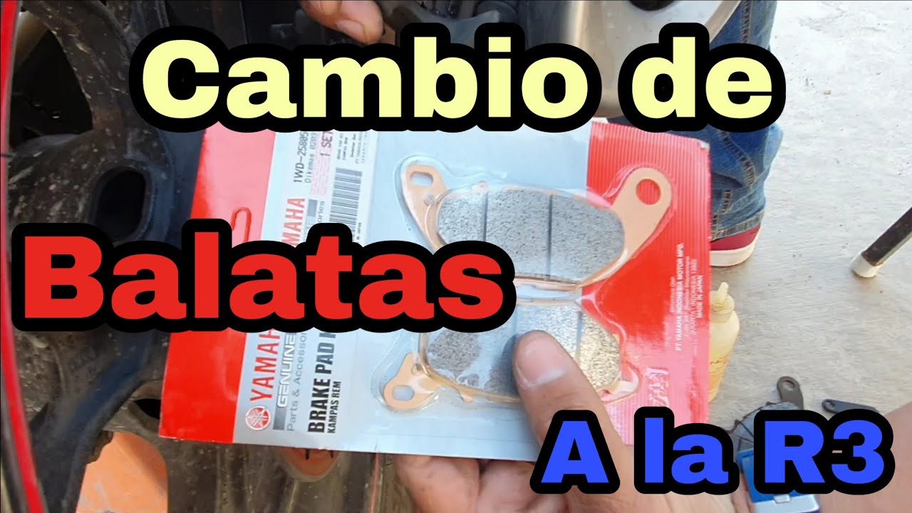 CAMBIO DE BALATAS A LA R3//BIEN EXPLICADO