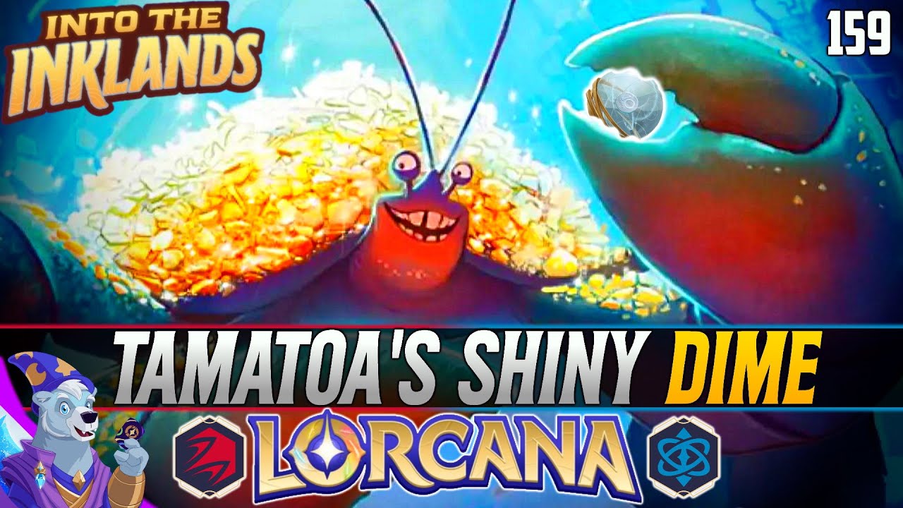 Tamatoa + Lucky Dime = INSTANT WIN! 🔴🔵 [Disney Lorcana Gameplay]
