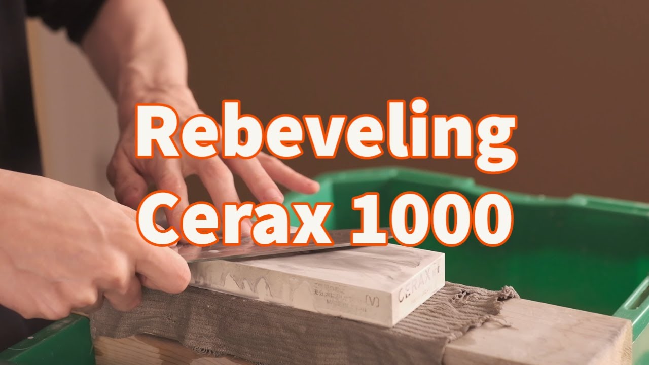 Rebeveling with Suehiro Cerax 1000 (Part 2)