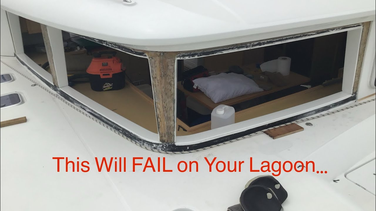 How to Reseal Lagoon Catamaran Salon Windows (450/440/400/420/ETC…)