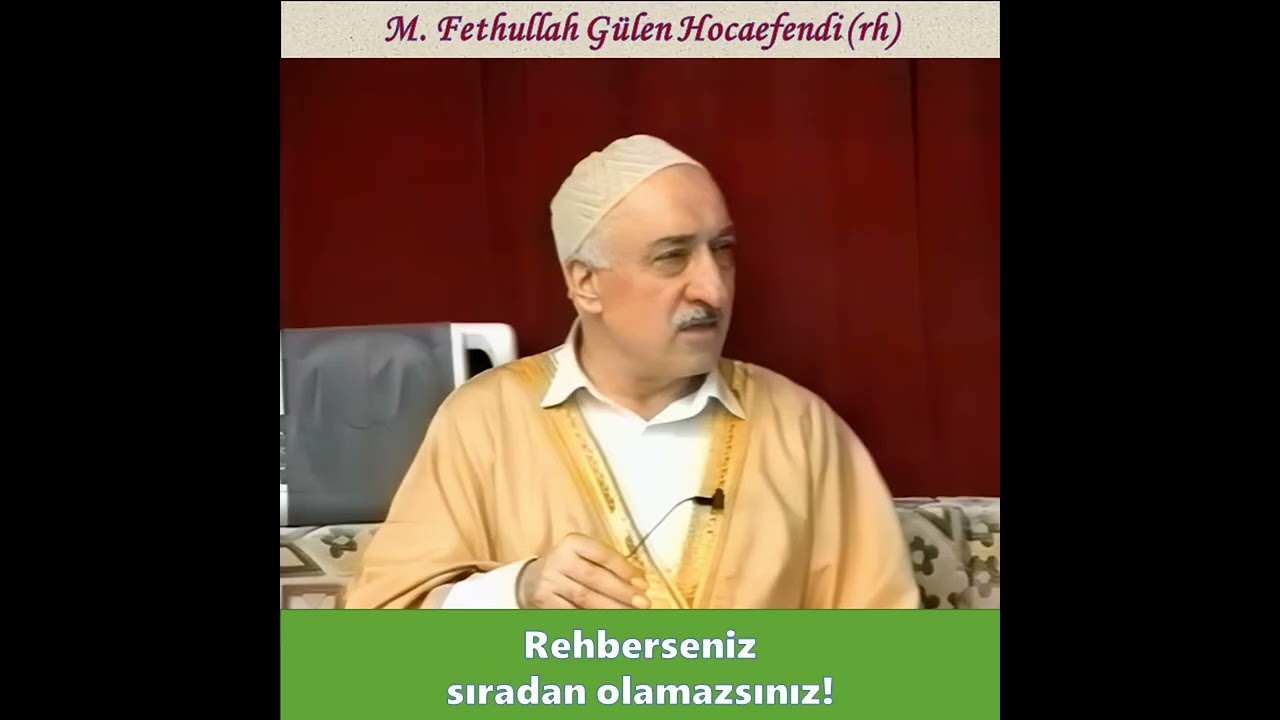 1995-05-20O3 SOHBET-5.KAT - Rehberseniz sıradan olamazsınız! - M. Fethullah G&uuml;len Hocaefendi