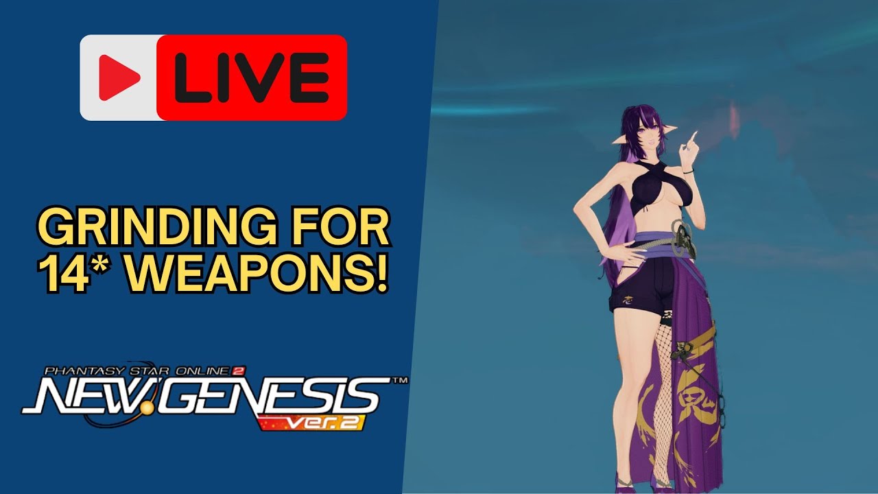 [PSO2 NGS] Farming for 14* Weapons! (Ship 2)