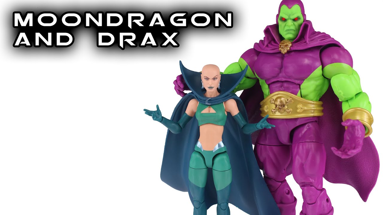 Marvel Legends DRAX THE DESTROYER & MOONDRAGON Action Figure 2pk Review