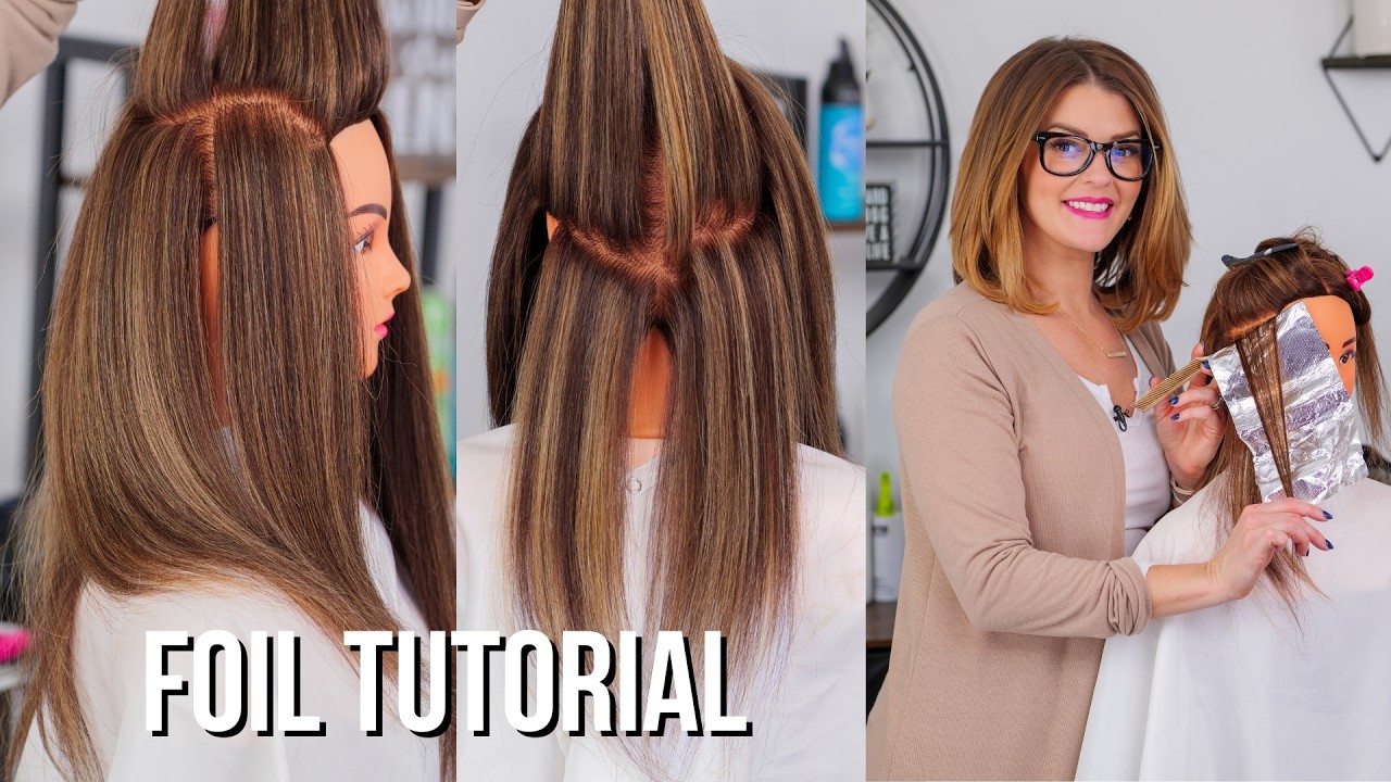How To Highlight & Foil Hair. Best Highlight Tutorial
