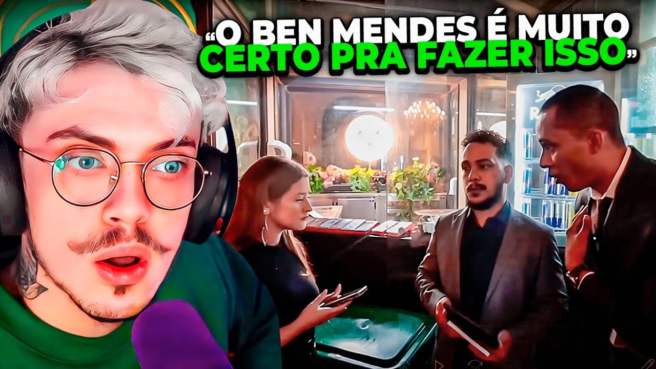 chefe de cozinha OFENDE Ben Mendes em seu instagram