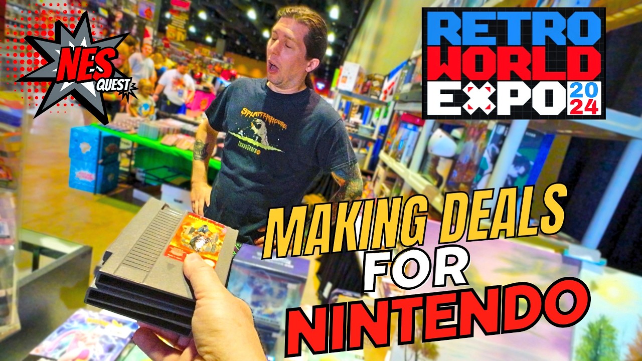 Going BROKE Buying NES Games at Retro World Expo!