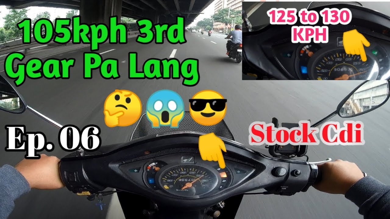 Ep. 06 😎 125 to 130 KPH 15-36 Sprocket Combination | Honda Wave 100 | PANDZ MOTOVLOG