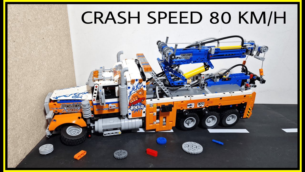 Truck VS Wall 🚨 80 KM/H 🚨 Lego Technic 42128 CRASH | Truck CRASH TEST - Lego Technic CRASH Test