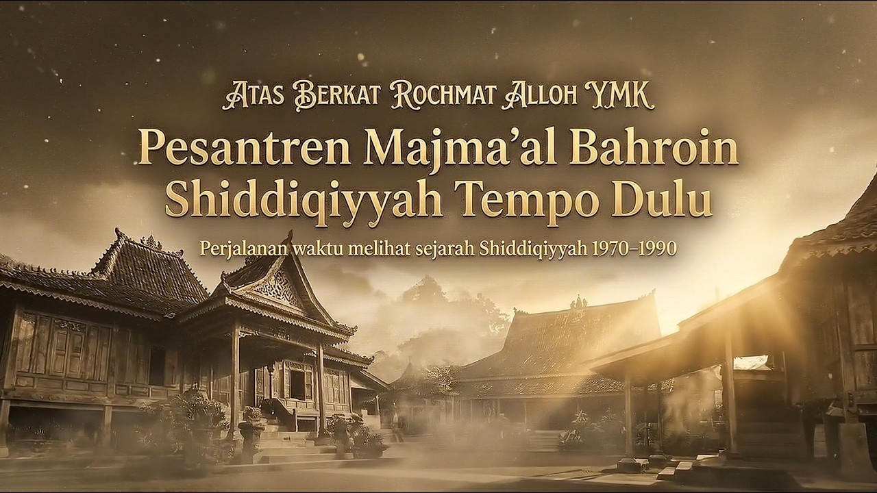 Pesantren Shiddiqiyyah Tempo Dulu  1970 - 1990