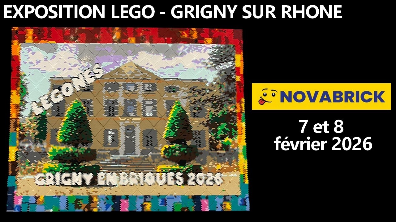 Visite de l'exposition LEGO de Grigny sur Rhône 2026 !