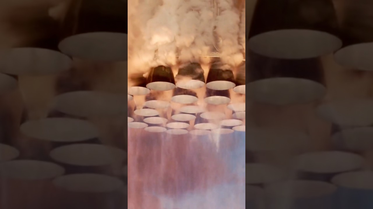 SLOW MO! SpaceX SuperHeavy Booster Launch