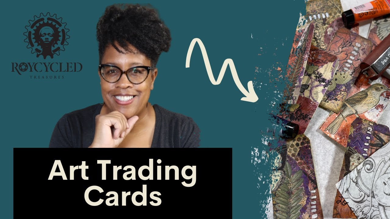 Artist Trading Cards - Batching backgrounds and making ATC's for an upcoming retreat.