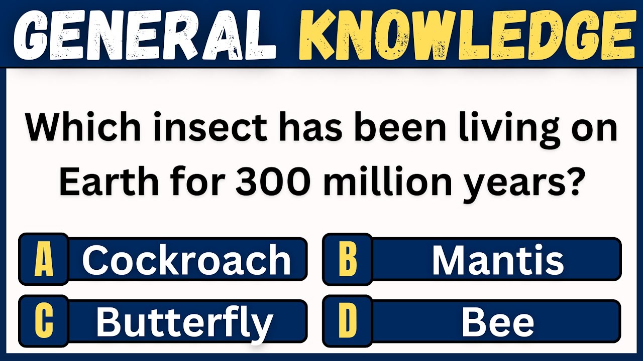 HOW GOOD IS YOUR GENERAL KNOWLEDGE? Take This 30 - Question Quiz To Find Out! #challenge 07