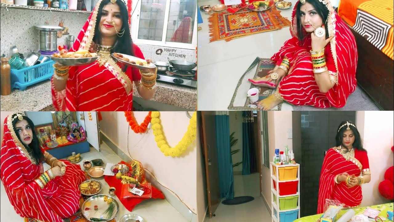 Gangaur Puja Vlog 2022❤️देखिये मैं अकेले ही कैसे करती हूँ गणगौर पूजा🌸 #GangaurPooja #Swaranjali