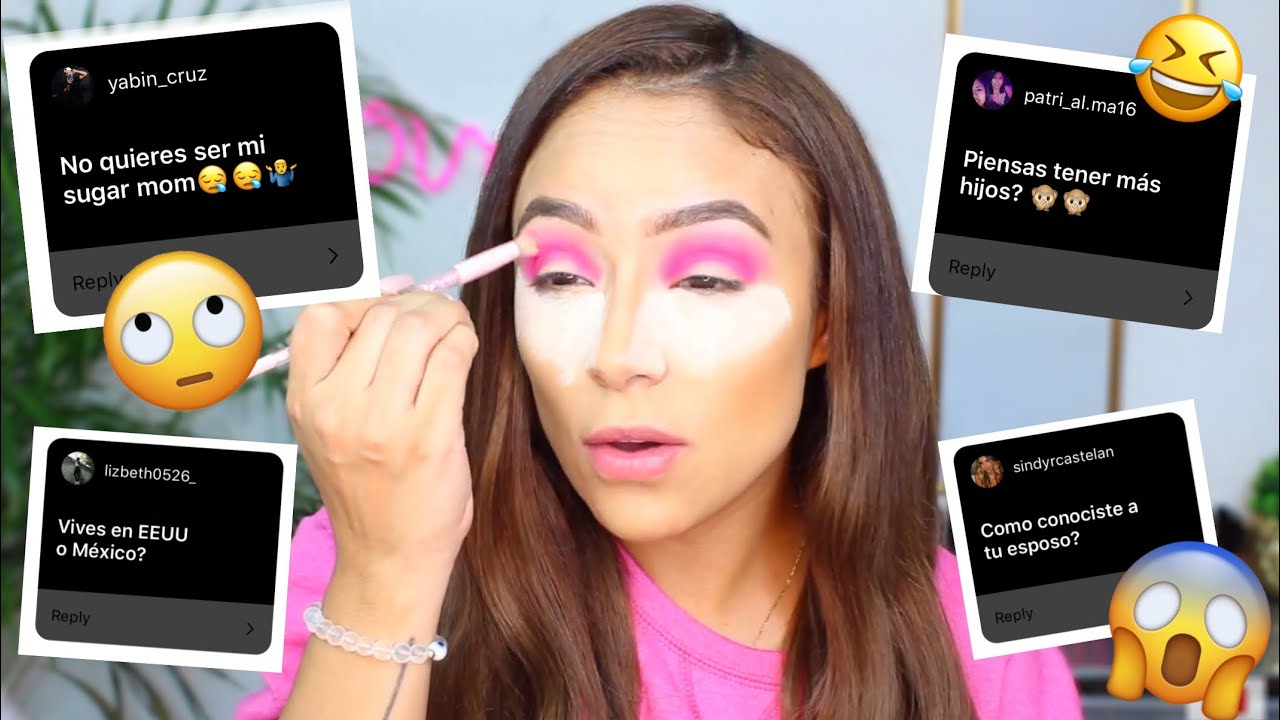 TUTORIAL DE MAQUILLAJE COLOR ROSA + CHISME // SAMII HERRERA