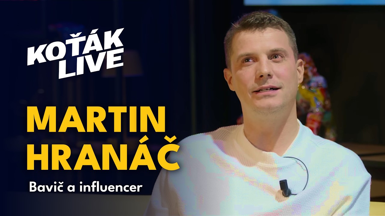 [KOŤ&Aacute;K LIVE] Martin Hran&aacute;č - bavič, showman a influencer