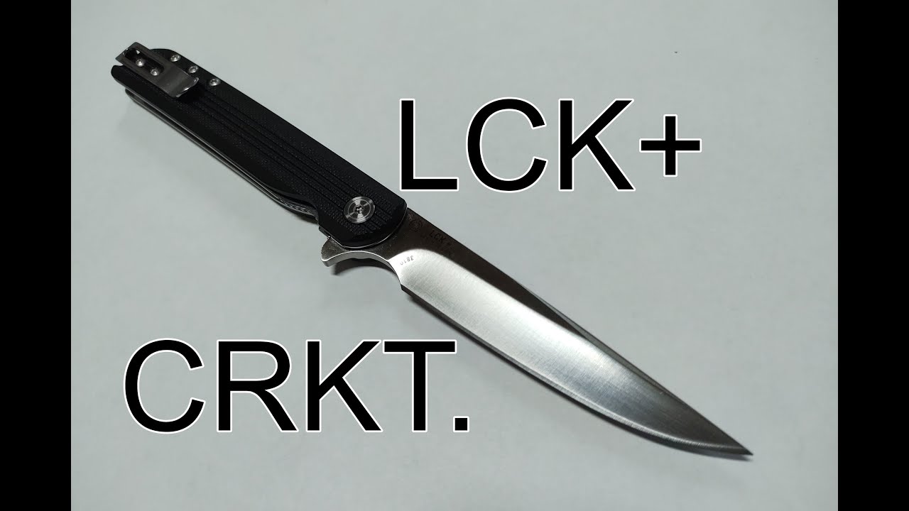 Полуавтоматический складной нож CRKT Large LCK™ +, классная выкидуха)