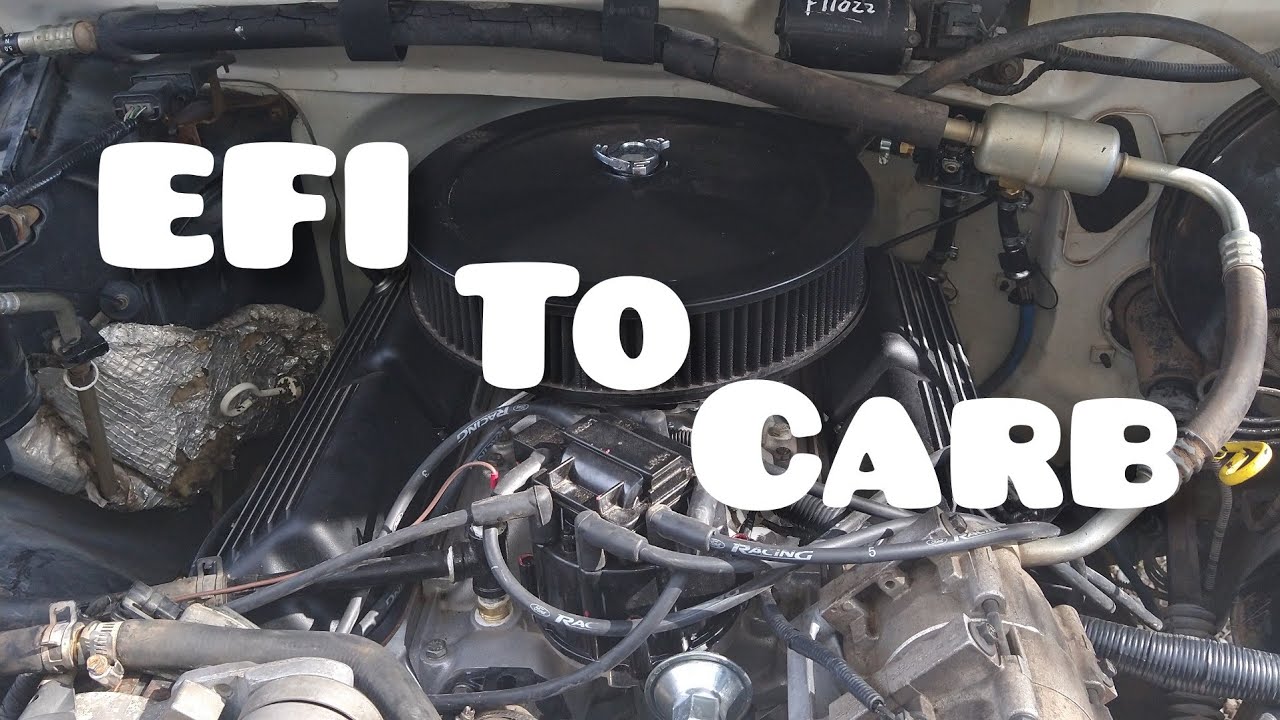 87-96 F150 EFI переоборудование в карбюратор