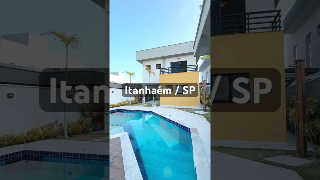 Itanha&eacute;m SP - Litoral Sul - Casa com 3 Su&iacute;tes e Lazer Completo no Residencial Belize