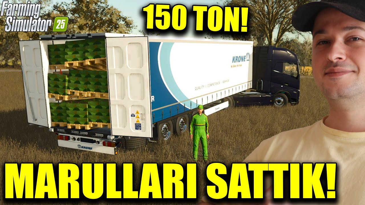 BİR TIR DOLUSU MARUL SATTIK! 600.000$! PARAYI BULDUK! Farming Simulator 2025 #15