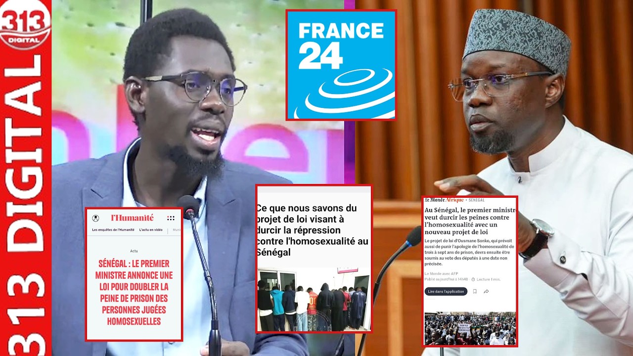 «Journal yi nek France…» Polémique Sonko à la France 24 après ses propos sur les h0mos: Réaction de